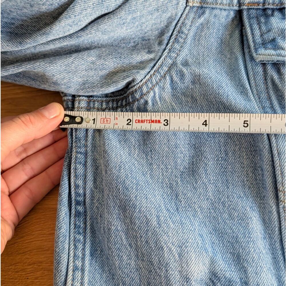 Madewell The Oversized Trucker Jean Jacket in Kelson Wash Womens XL Blue Denim - Picture 7 of 11